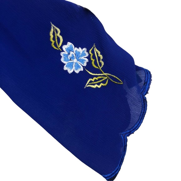 Lapiz Embroidered Maxi Chianese Tunic, Long Sleeve, High Slits, Asian Ao Dai COS - Picture 5 of 9